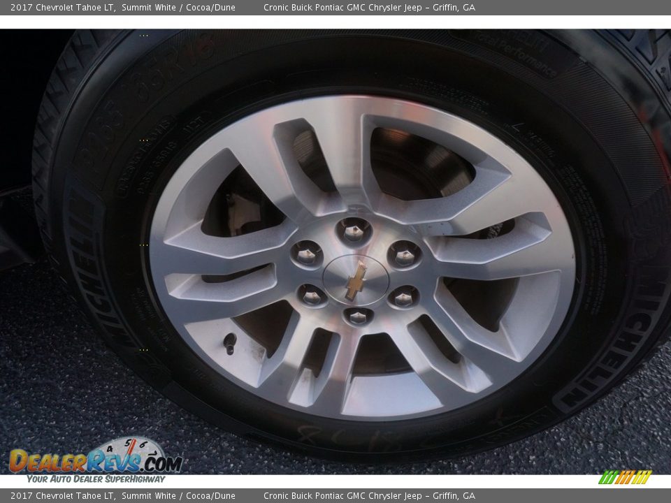 2017 Chevrolet Tahoe LT Summit White / Cocoa/Dune Photo #16