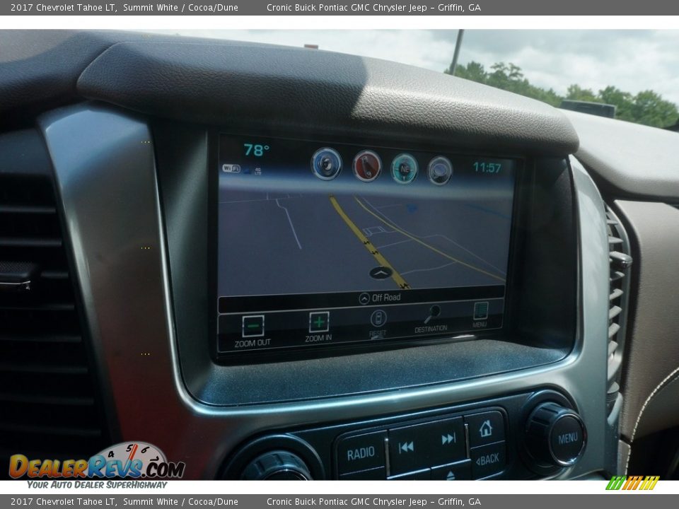 2017 Chevrolet Tahoe LT Summit White / Cocoa/Dune Photo #25