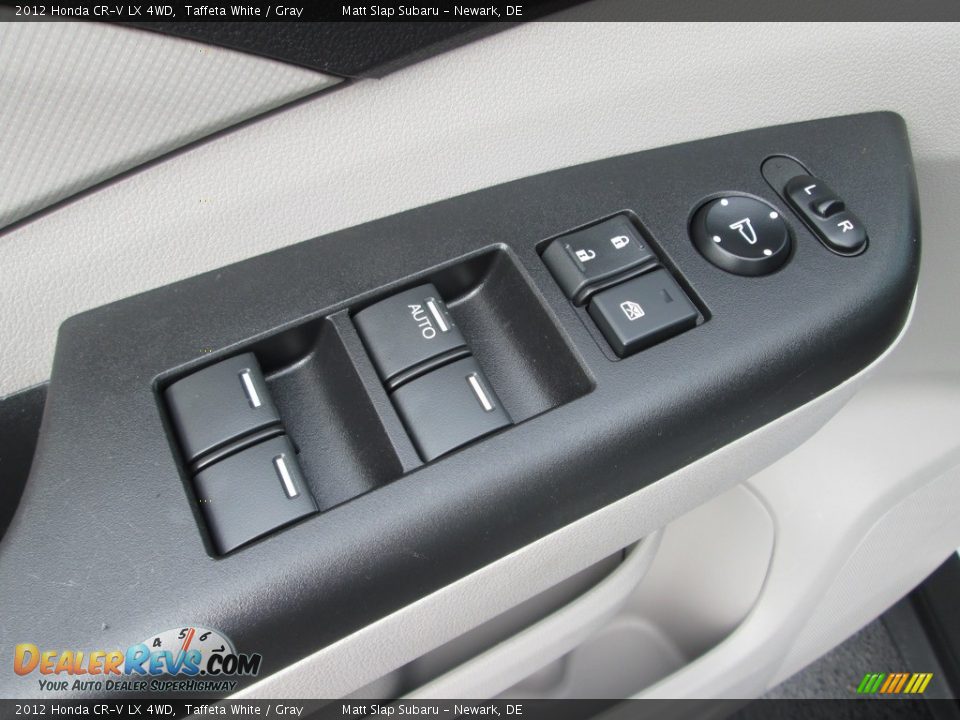 2012 Honda CR-V LX 4WD Taffeta White / Gray Photo #15