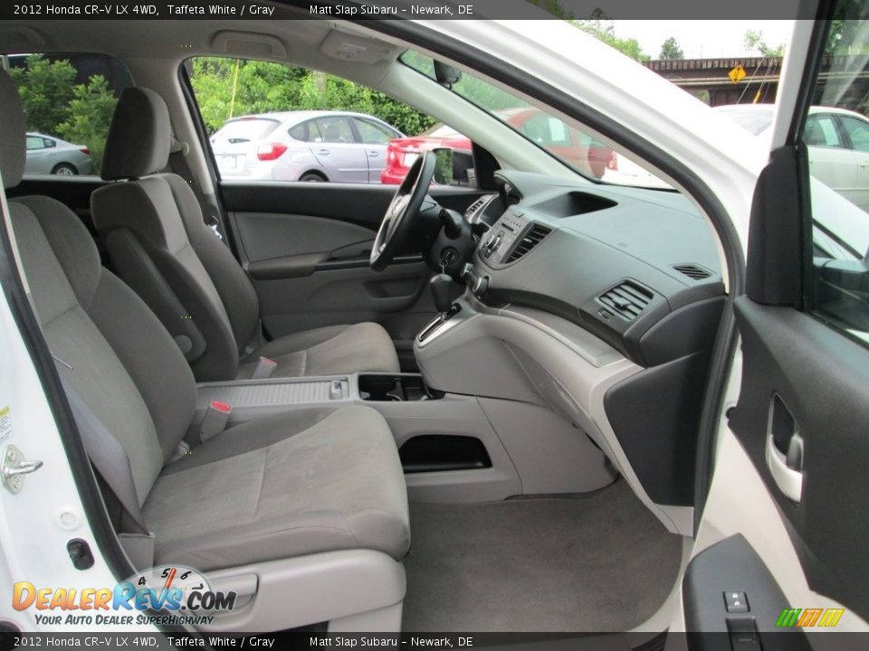 2012 Honda CR-V LX 4WD Taffeta White / Gray Photo #18