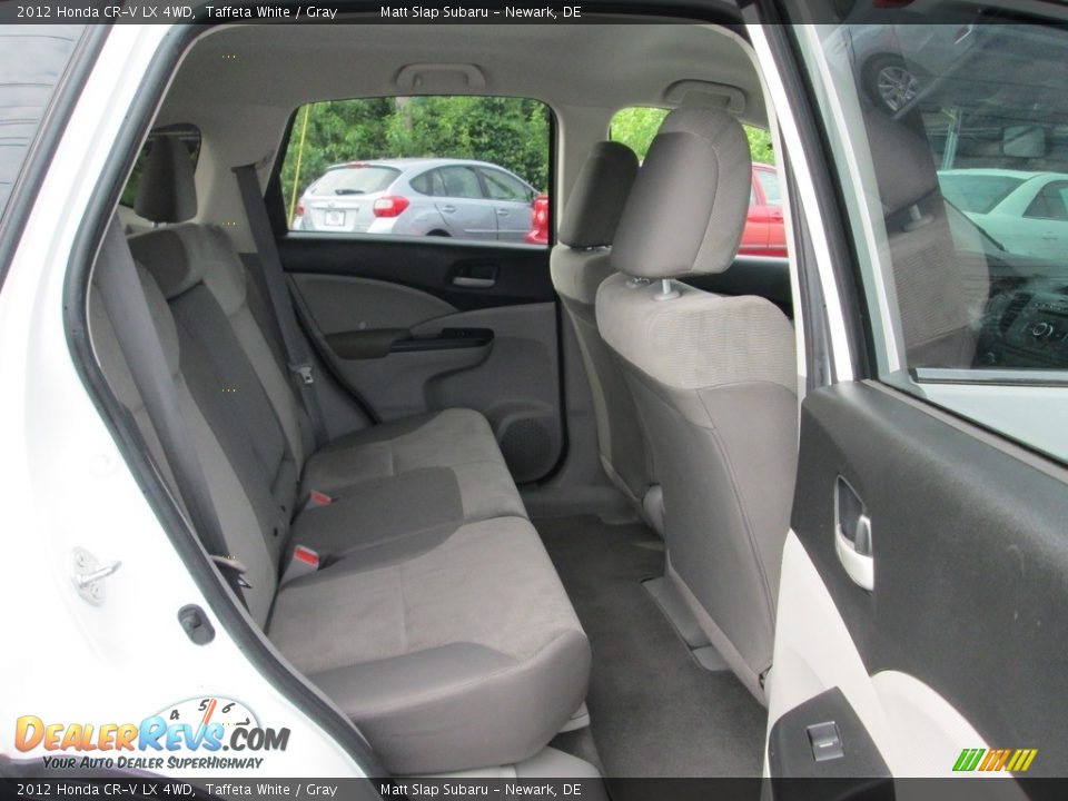 2012 Honda CR-V LX 4WD Taffeta White / Gray Photo #19