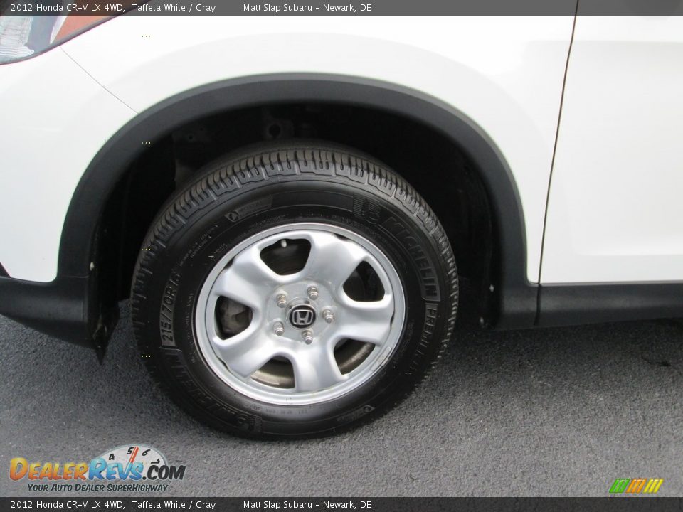 2012 Honda CR-V LX 4WD Taffeta White / Gray Photo #22