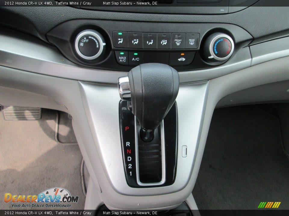 2012 Honda CR-V LX 4WD Taffeta White / Gray Photo #26