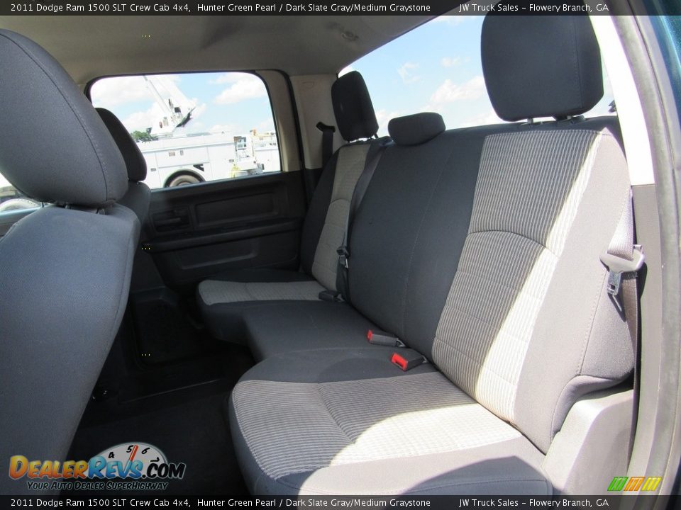 2011 Dodge Ram 1500 SLT Crew Cab 4x4 Hunter Green Pearl / Dark Slate Gray/Medium Graystone Photo #26