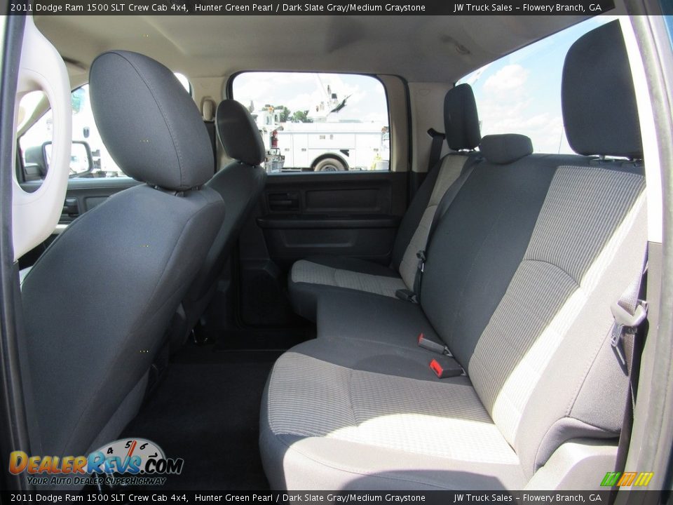 2011 Dodge Ram 1500 SLT Crew Cab 4x4 Hunter Green Pearl / Dark Slate Gray/Medium Graystone Photo #27