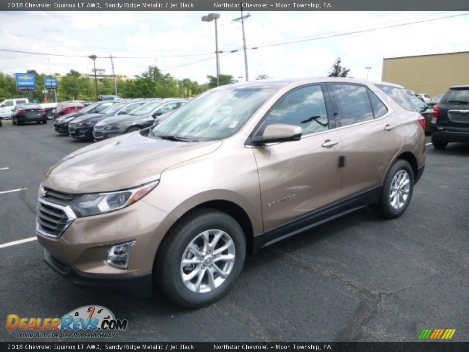 2018 Chevrolet Equinox LT AWD Sandy Ridge Metallic / Jet Black Photo #1
