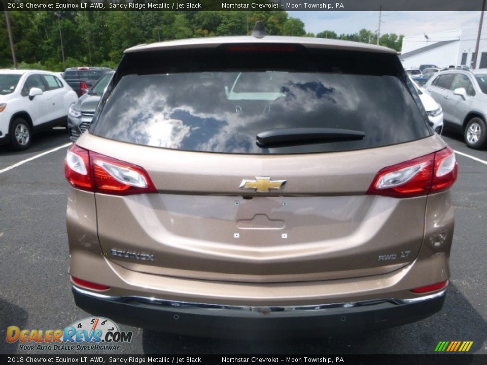 2018 Chevrolet Equinox LT AWD Sandy Ridge Metallic / Jet Black Photo #4