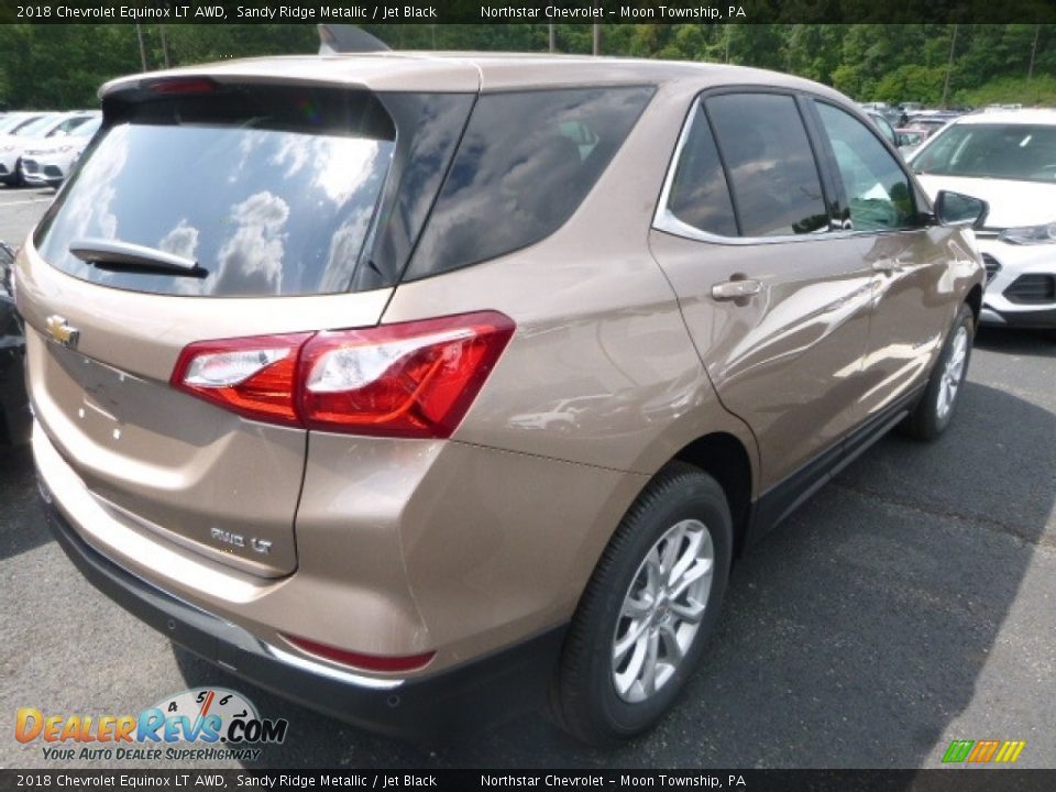 2018 Chevrolet Equinox LT AWD Sandy Ridge Metallic / Jet Black Photo #5