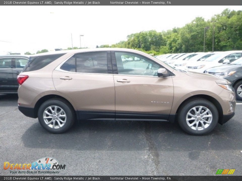 2018 Chevrolet Equinox LT AWD Sandy Ridge Metallic / Jet Black Photo #6
