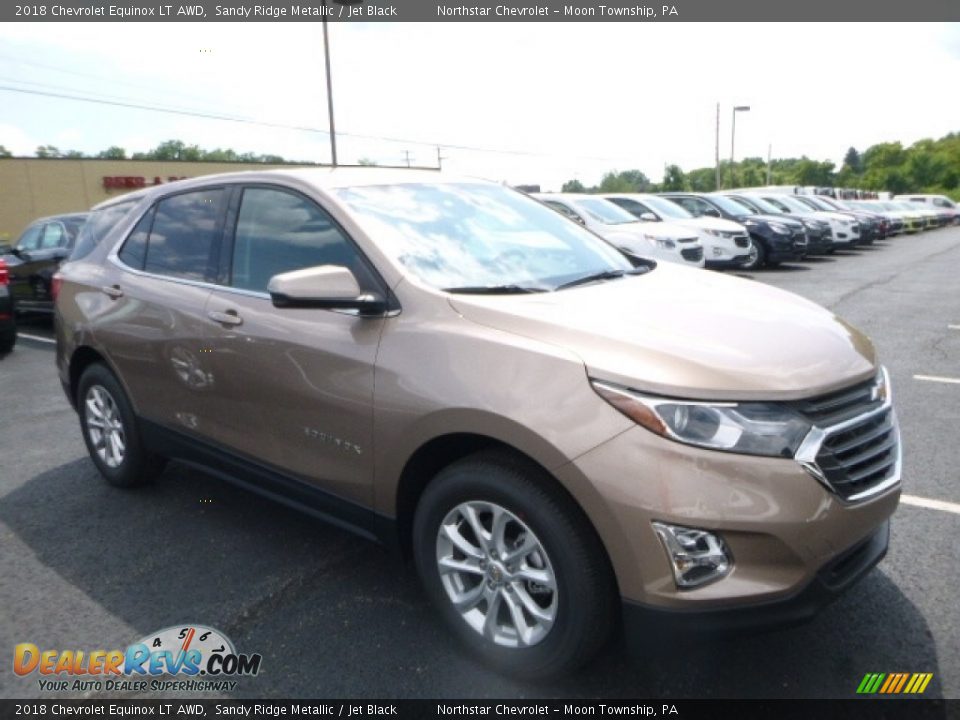 2018 Chevrolet Equinox LT AWD Sandy Ridge Metallic / Jet Black Photo #7