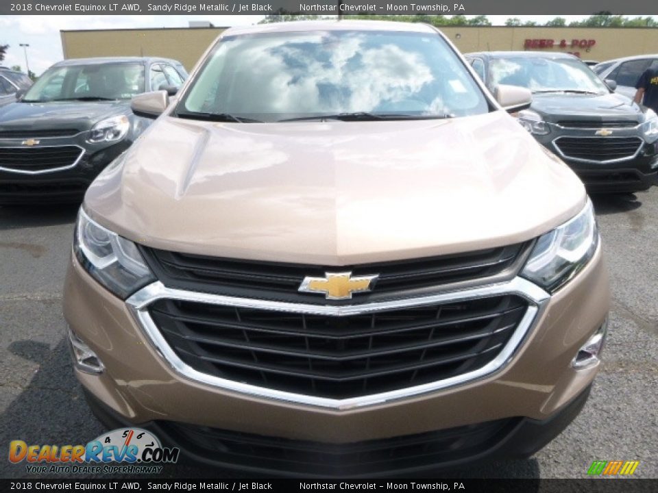 2018 Chevrolet Equinox LT AWD Sandy Ridge Metallic / Jet Black Photo #8