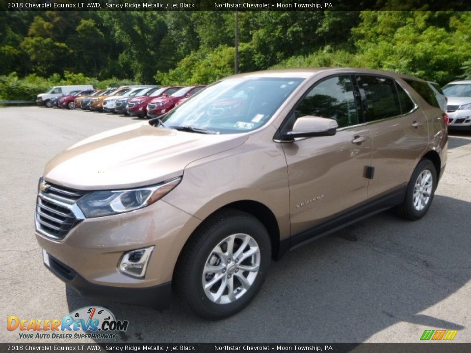 2018 Chevrolet Equinox LT AWD Sandy Ridge Metallic / Jet Black Photo #1