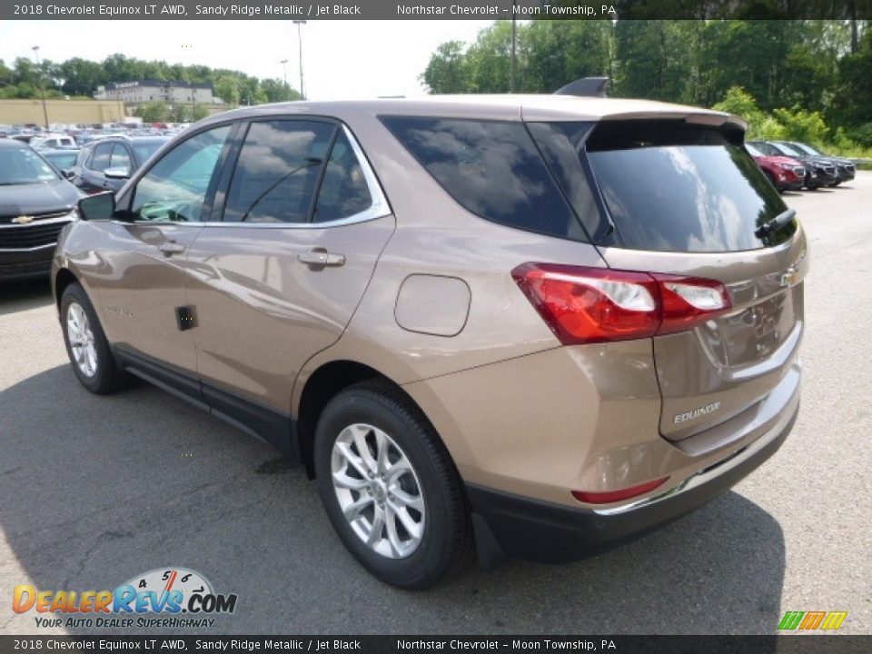 2018 Chevrolet Equinox LT AWD Sandy Ridge Metallic / Jet Black Photo #3