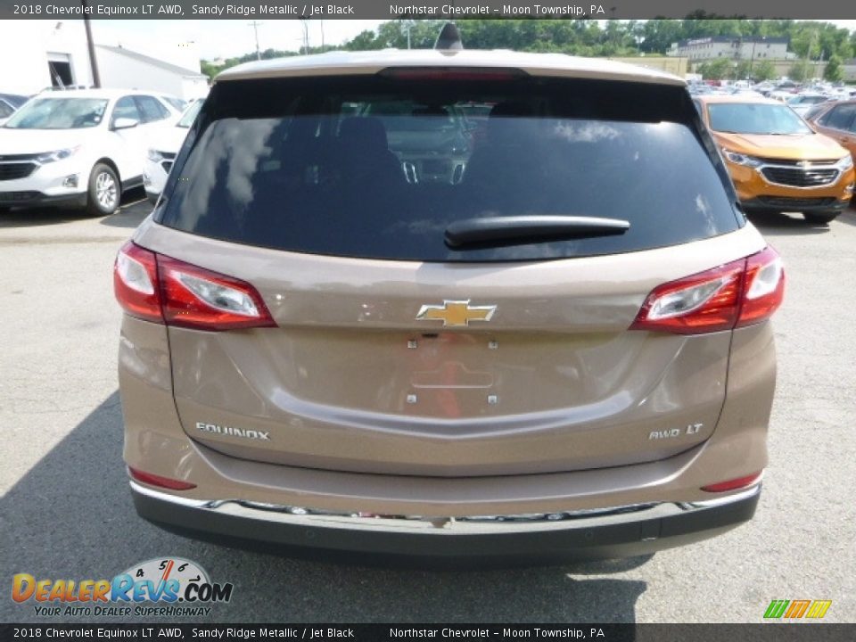 2018 Chevrolet Equinox LT AWD Sandy Ridge Metallic / Jet Black Photo #4