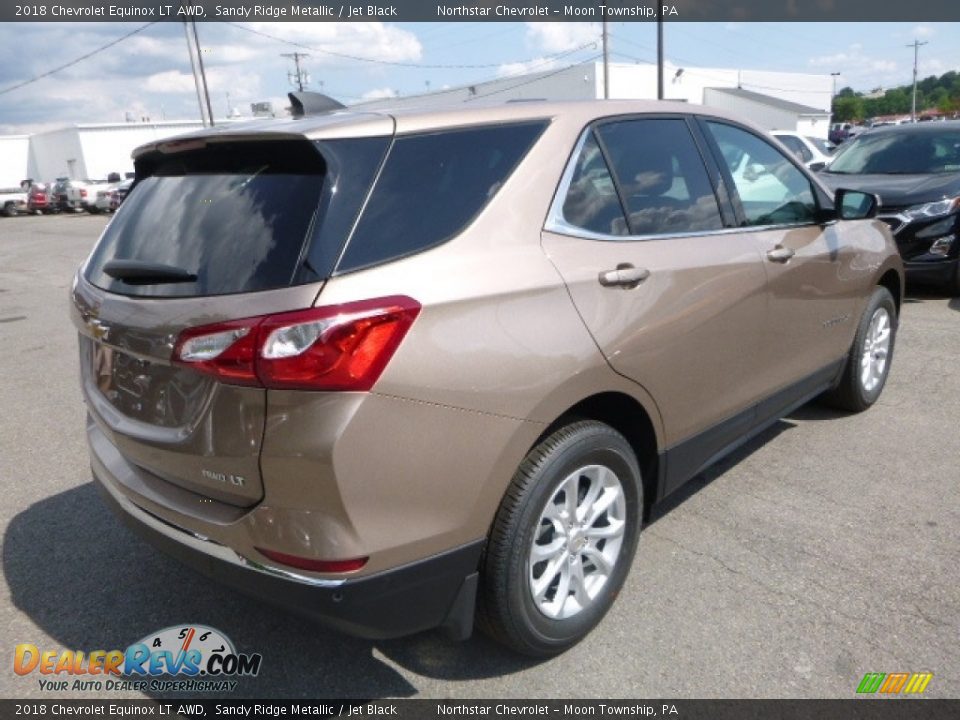 2018 Chevrolet Equinox LT AWD Sandy Ridge Metallic / Jet Black Photo #5