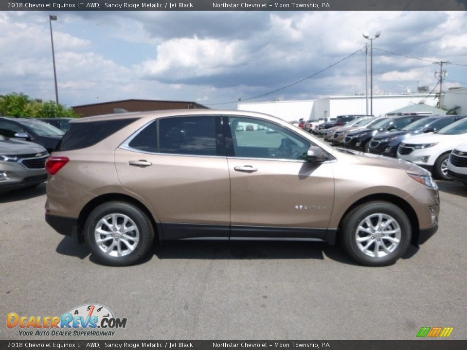 2018 Chevrolet Equinox LT AWD Sandy Ridge Metallic / Jet Black Photo #6