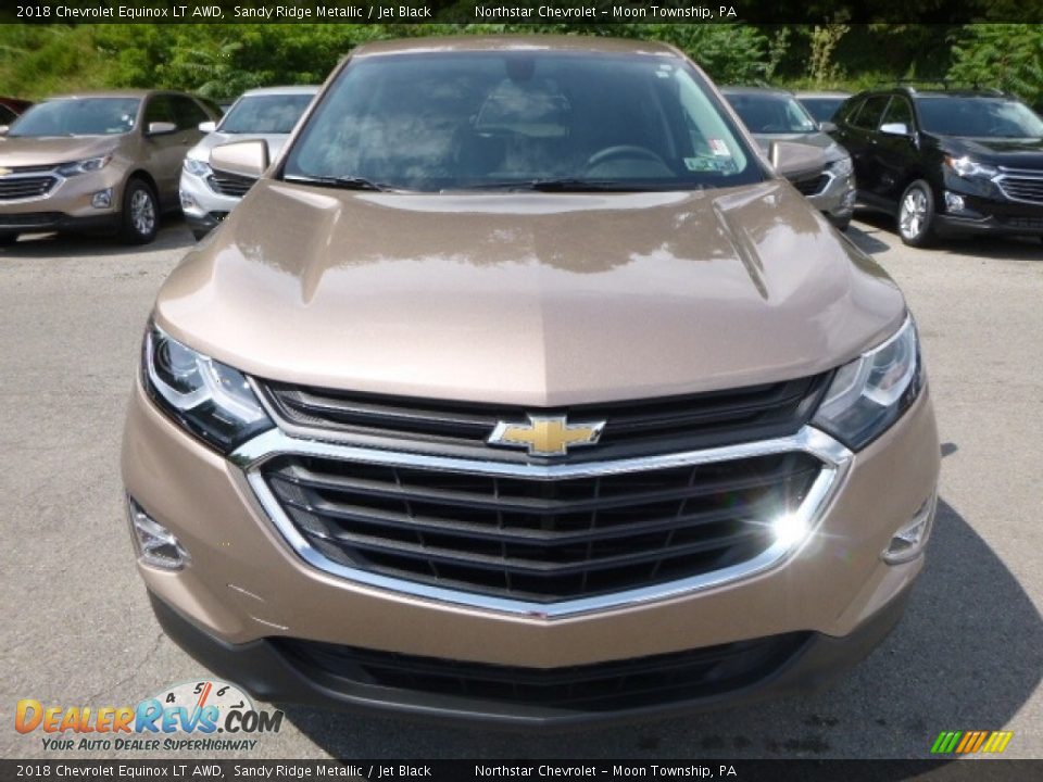 2018 Chevrolet Equinox LT AWD Sandy Ridge Metallic / Jet Black Photo #8