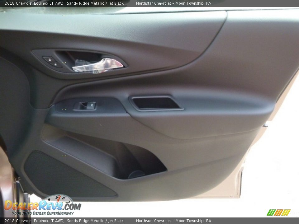 2018 Chevrolet Equinox LT AWD Sandy Ridge Metallic / Jet Black Photo #10