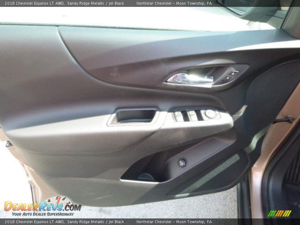 2018 Chevrolet Equinox LT AWD Sandy Ridge Metallic / Jet Black Photo #14