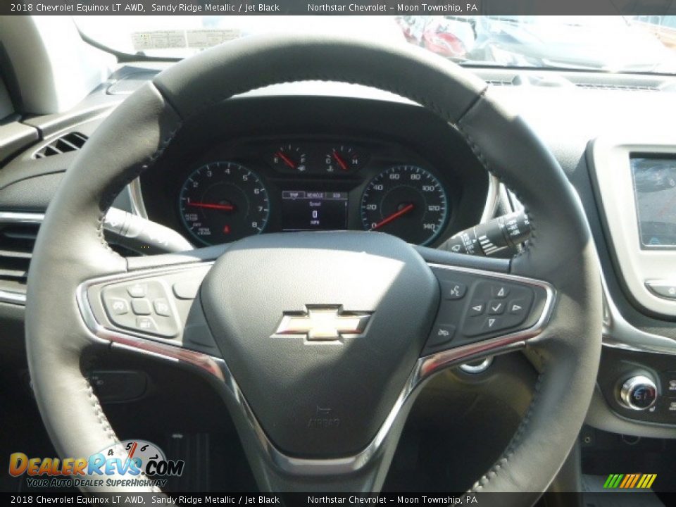 2018 Chevrolet Equinox LT AWD Sandy Ridge Metallic / Jet Black Photo #20