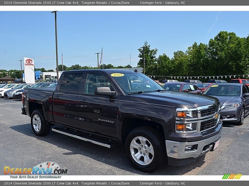 2014 Chevrolet Silverado 1500 LT Crew Cab 4x4 Tungsten Metallic / Cocoa/Dune Photo #1