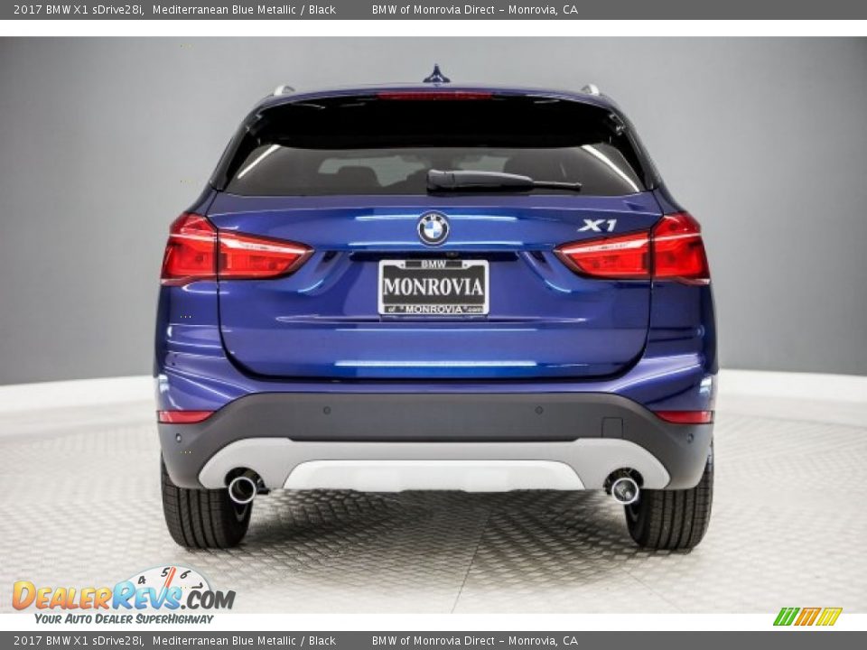2017 BMW X1 sDrive28i Mediterranean Blue Metallic / Black Photo #4