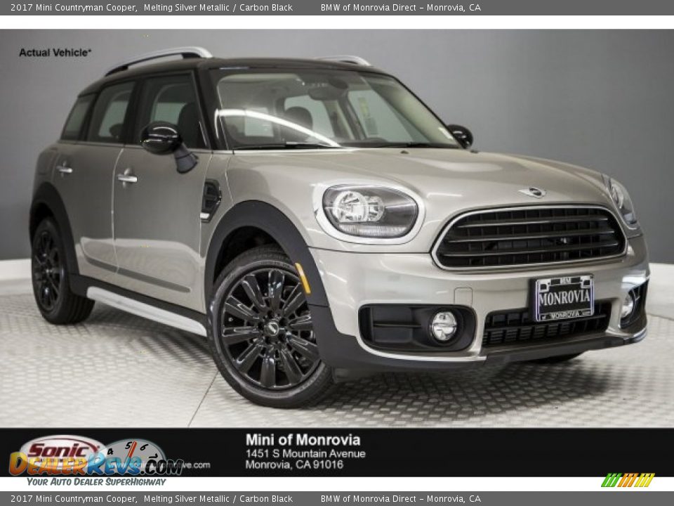 2017 Mini Countryman Cooper Melting Silver Metallic / Carbon Black Photo #1