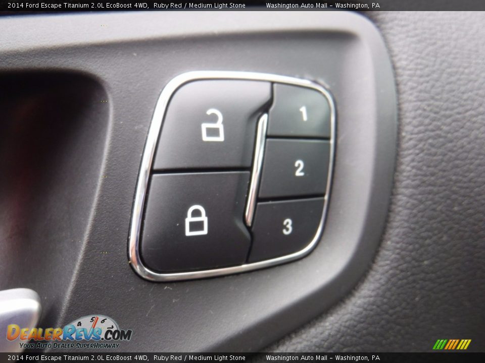 2014 Ford Escape Titanium 2.0L EcoBoost 4WD Ruby Red / Medium Light Stone Photo #15