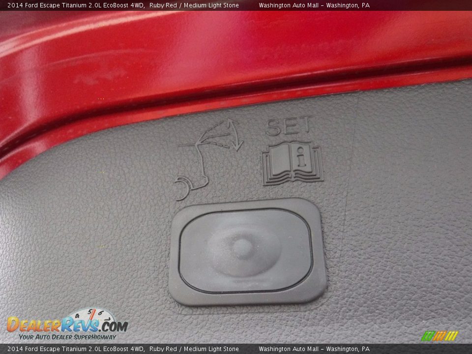 2014 Ford Escape Titanium 2.0L EcoBoost 4WD Ruby Red / Medium Light Stone Photo #27