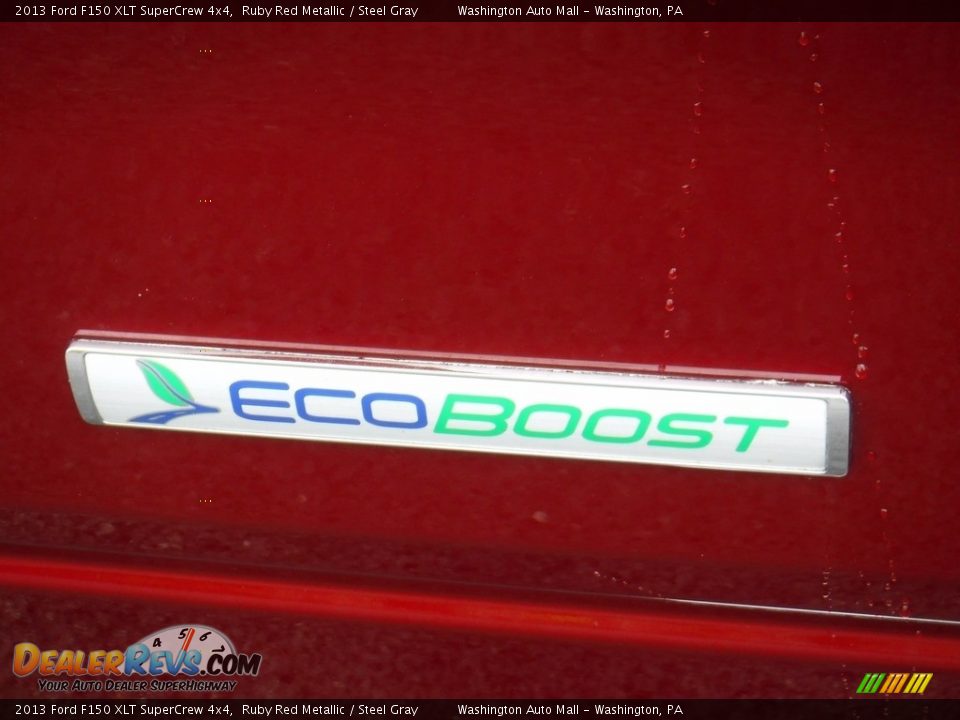 2013 Ford F150 XLT SuperCrew 4x4 Ruby Red Metallic / Steel Gray Photo #5
