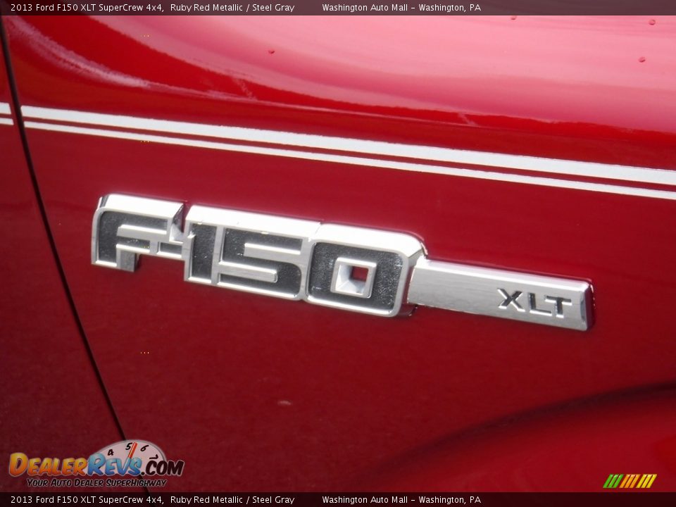 2013 Ford F150 XLT SuperCrew 4x4 Ruby Red Metallic / Steel Gray Photo #6
