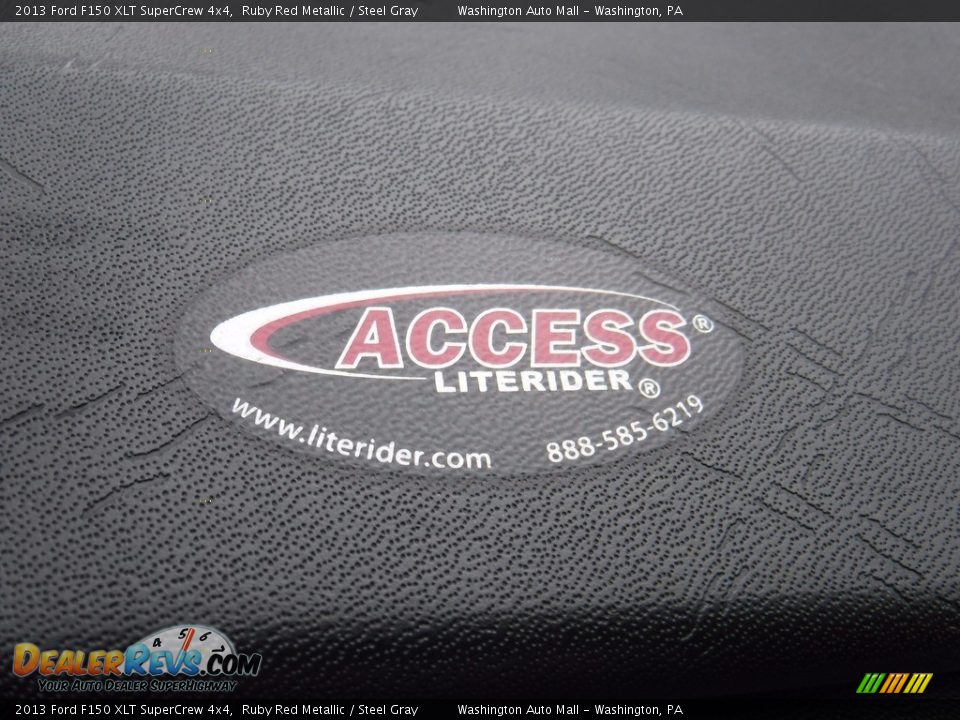 2013 Ford F150 XLT SuperCrew 4x4 Ruby Red Metallic / Steel Gray Photo #14