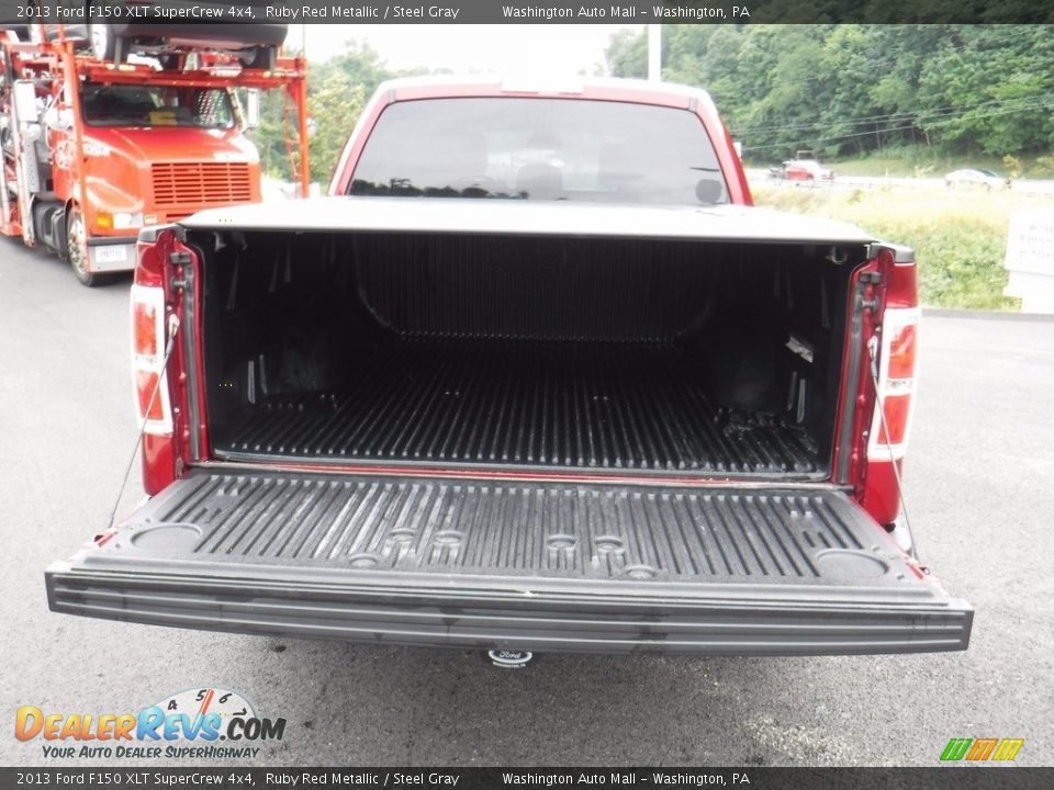 2013 Ford F150 XLT SuperCrew 4x4 Ruby Red Metallic / Steel Gray Photo #16