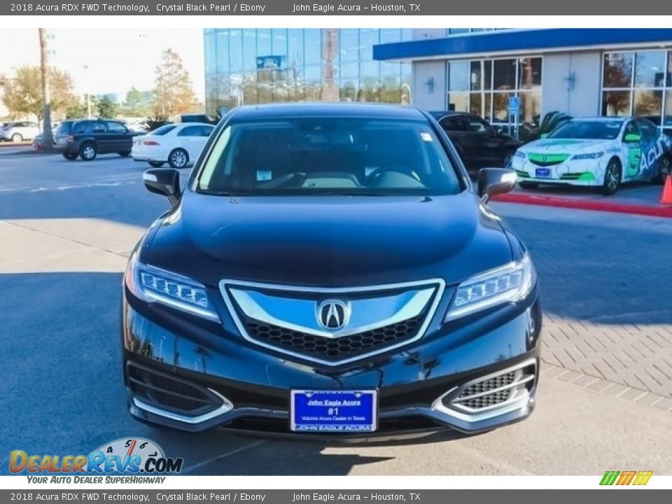 2018 Acura RDX FWD Technology Crystal Black Pearl / Ebony Photo #2