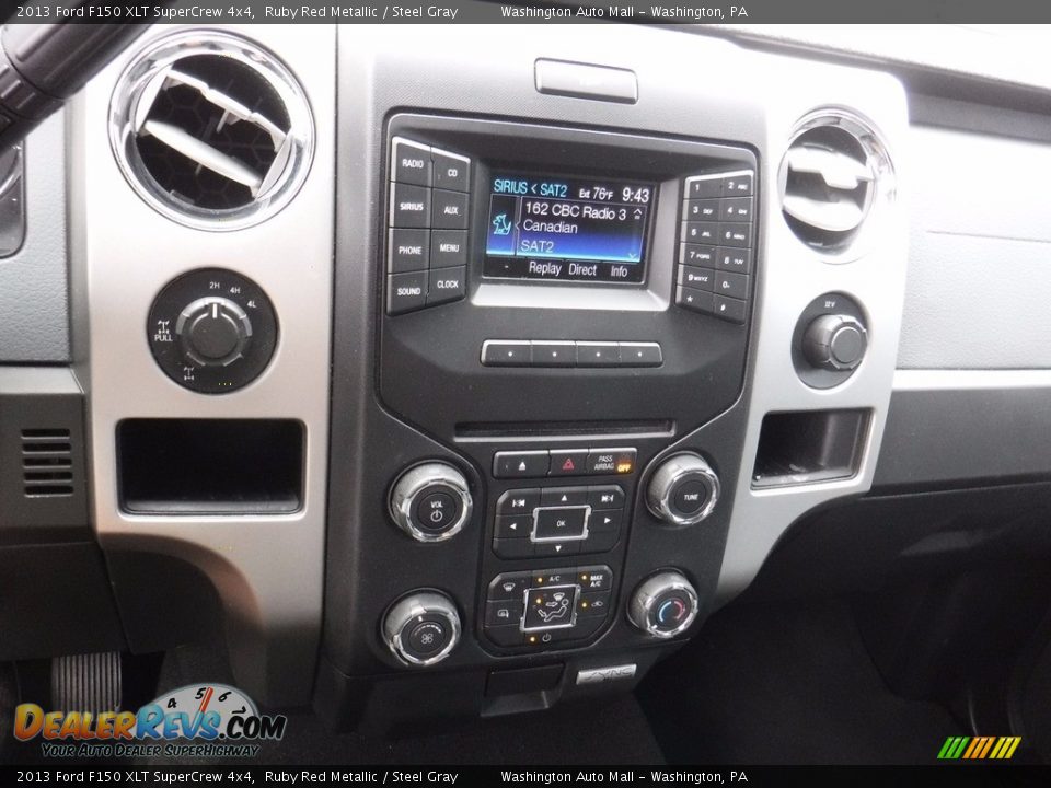 2013 Ford F150 XLT SuperCrew 4x4 Ruby Red Metallic / Steel Gray Photo #23