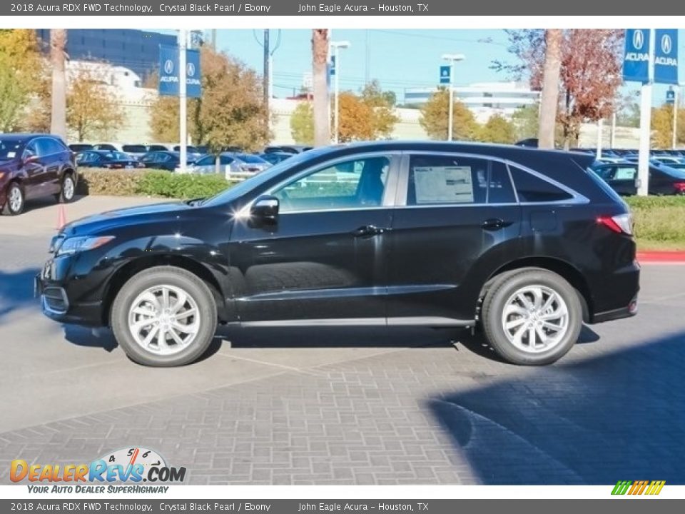 Crystal Black Pearl 2018 Acura RDX FWD Technology Photo #4