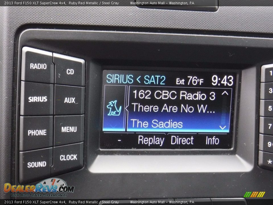 2013 Ford F150 XLT SuperCrew 4x4 Ruby Red Metallic / Steel Gray Photo #24
