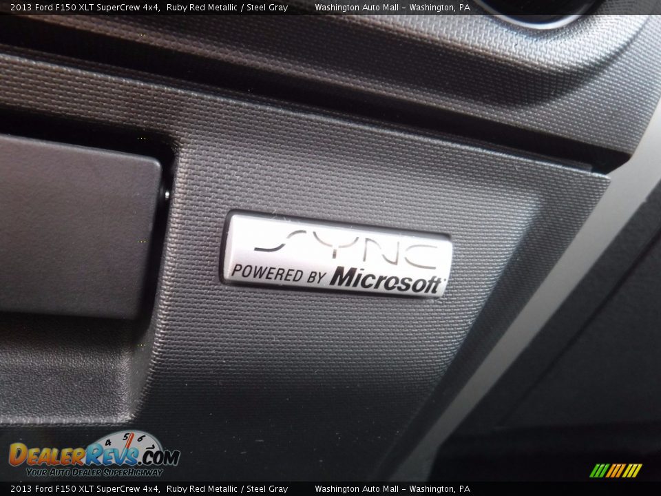 2013 Ford F150 XLT SuperCrew 4x4 Ruby Red Metallic / Steel Gray Photo #25