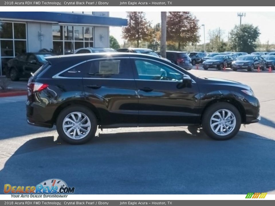 2018 Acura RDX FWD Technology Crystal Black Pearl / Ebony Photo #8