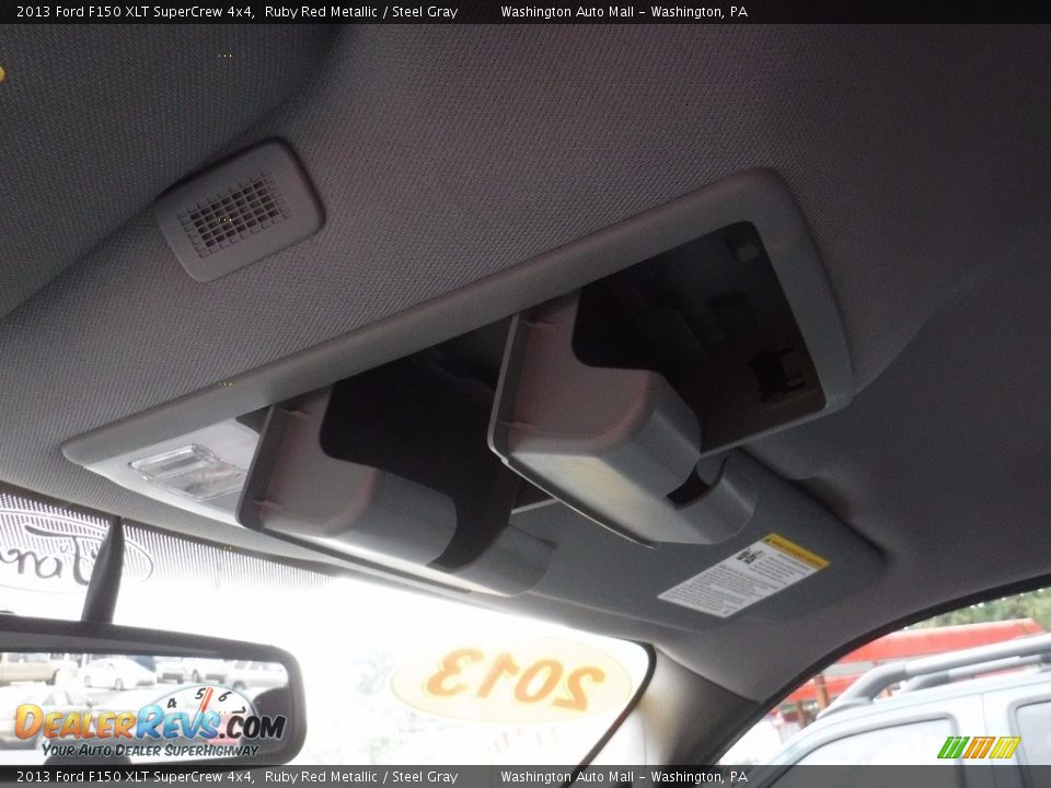 2013 Ford F150 XLT SuperCrew 4x4 Ruby Red Metallic / Steel Gray Photo #30