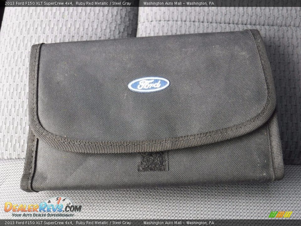 2013 Ford F150 XLT SuperCrew 4x4 Ruby Red Metallic / Steel Gray Photo #32