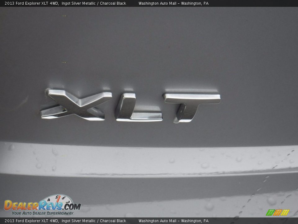 2013 Ford Explorer XLT 4WD Ingot Silver Metallic / Charcoal Black Photo #9