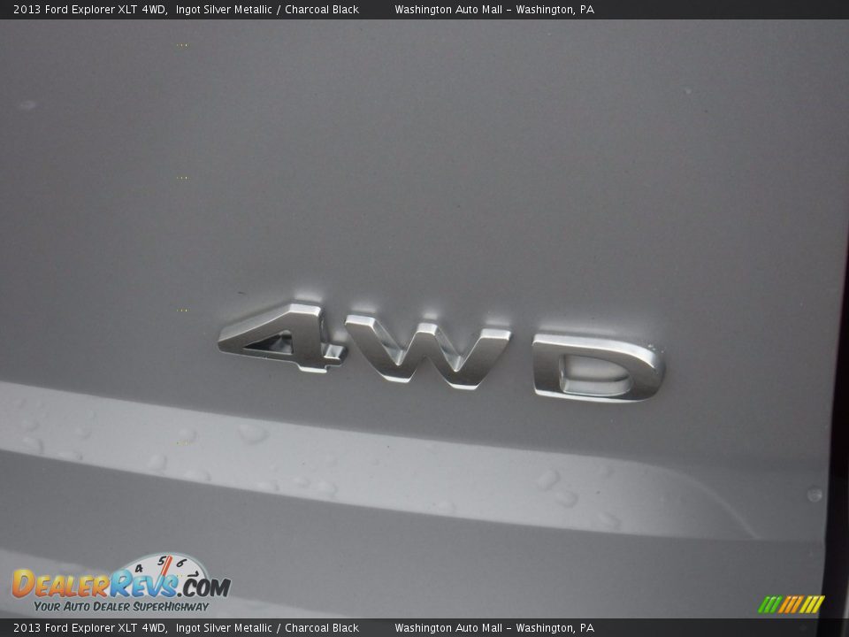 2013 Ford Explorer XLT 4WD Ingot Silver Metallic / Charcoal Black Photo #12