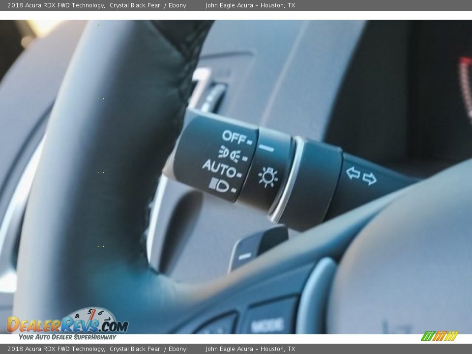 2018 Acura RDX FWD Technology Crystal Black Pearl / Ebony Photo #35