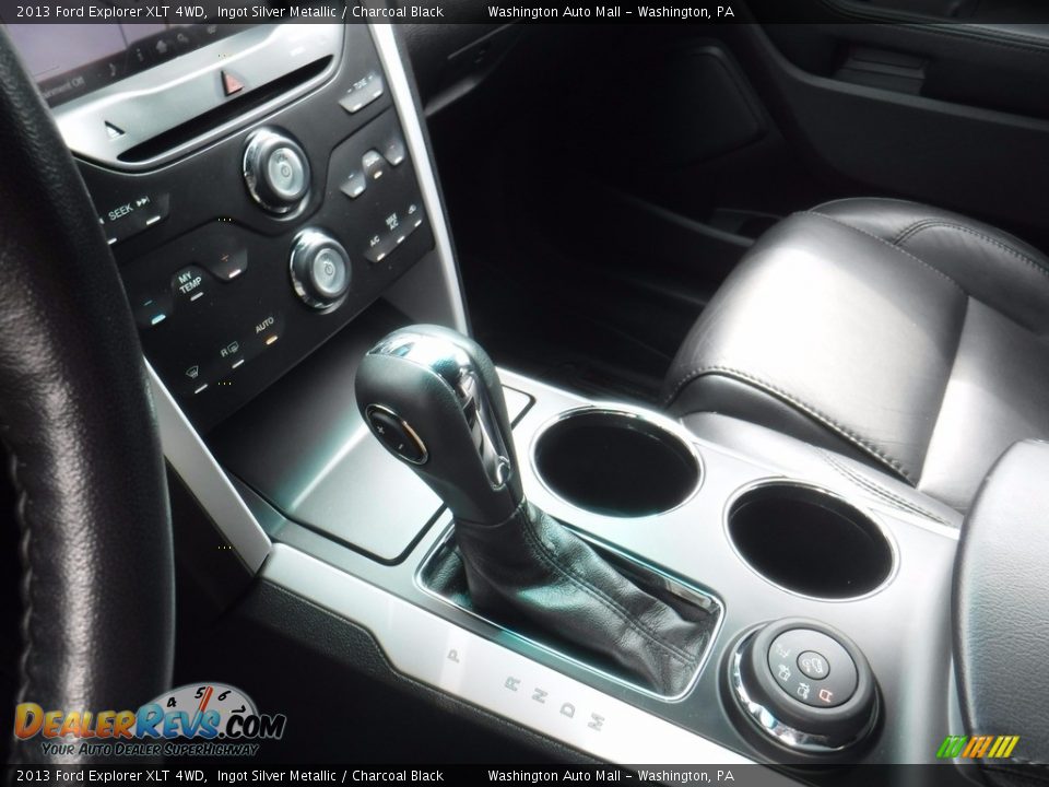2013 Ford Explorer XLT 4WD Ingot Silver Metallic / Charcoal Black Photo #20