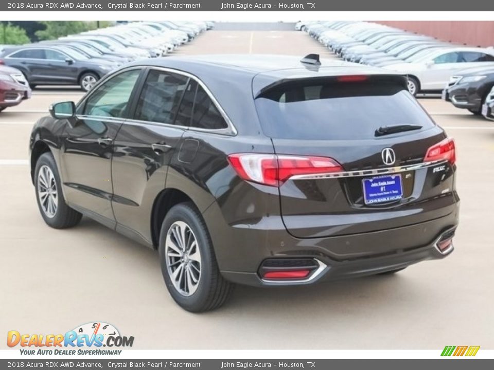 2018 Acura RDX AWD Advance Crystal Black Pearl / Parchment Photo #5
