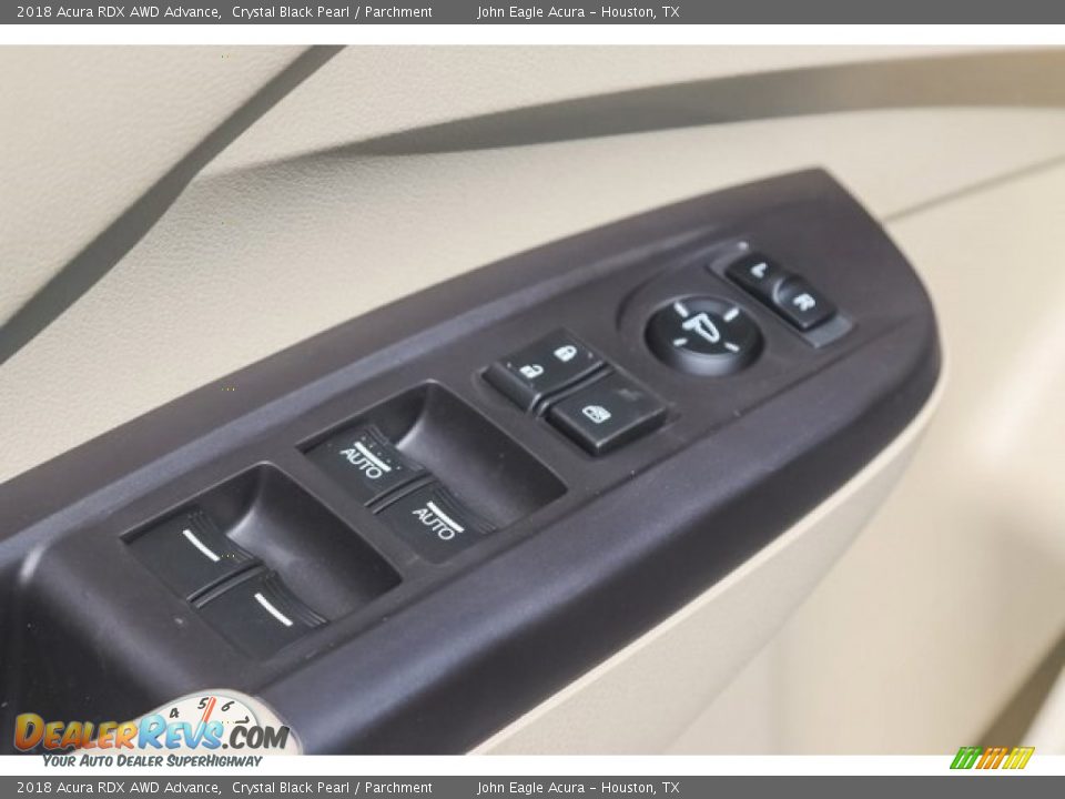 2018 Acura RDX AWD Advance Crystal Black Pearl / Parchment Photo #16