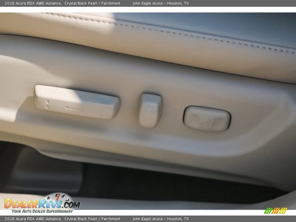 2018 Acura RDX AWD Advance Crystal Black Pearl / Parchment Photo #17