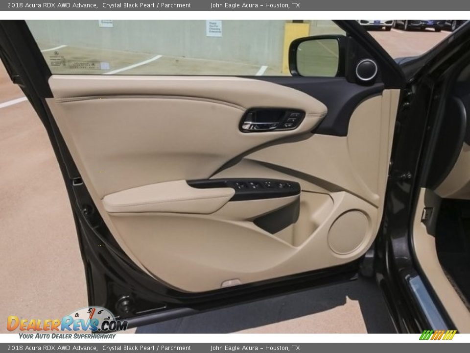 2018 Acura RDX AWD Advance Crystal Black Pearl / Parchment Photo #18