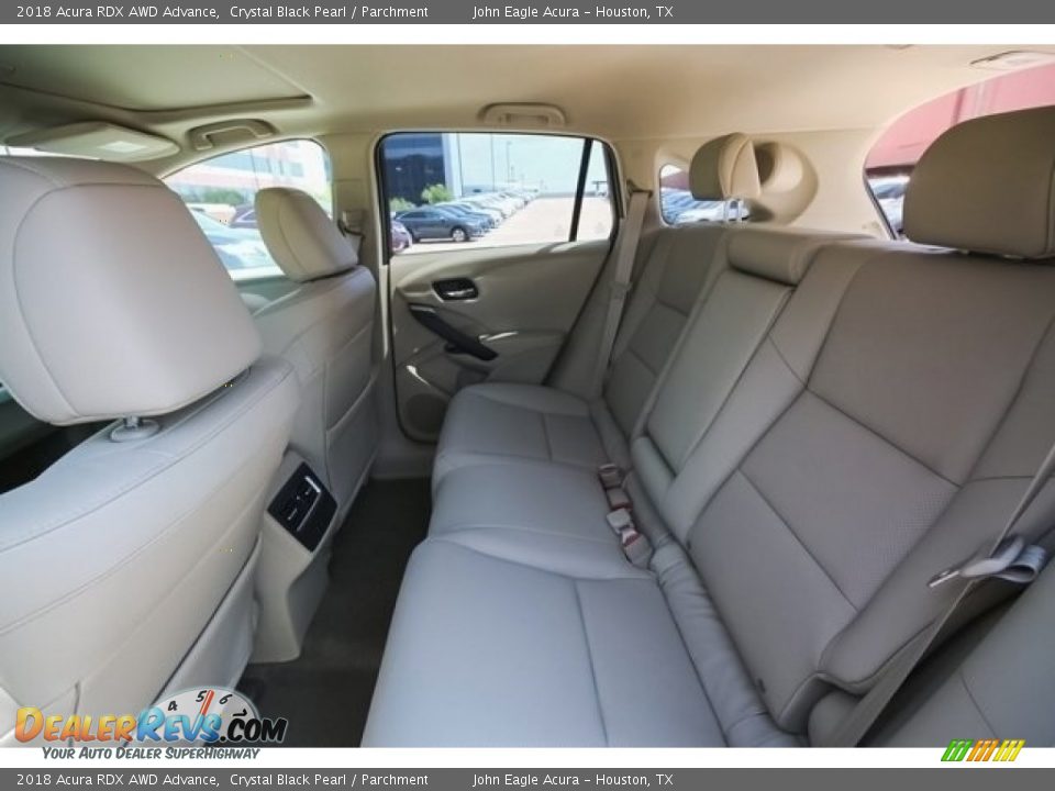 2018 Acura RDX AWD Advance Crystal Black Pearl / Parchment Photo #21